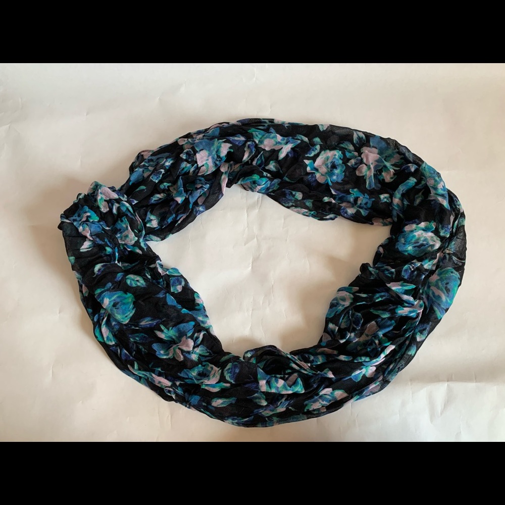 Floral infinity scarf